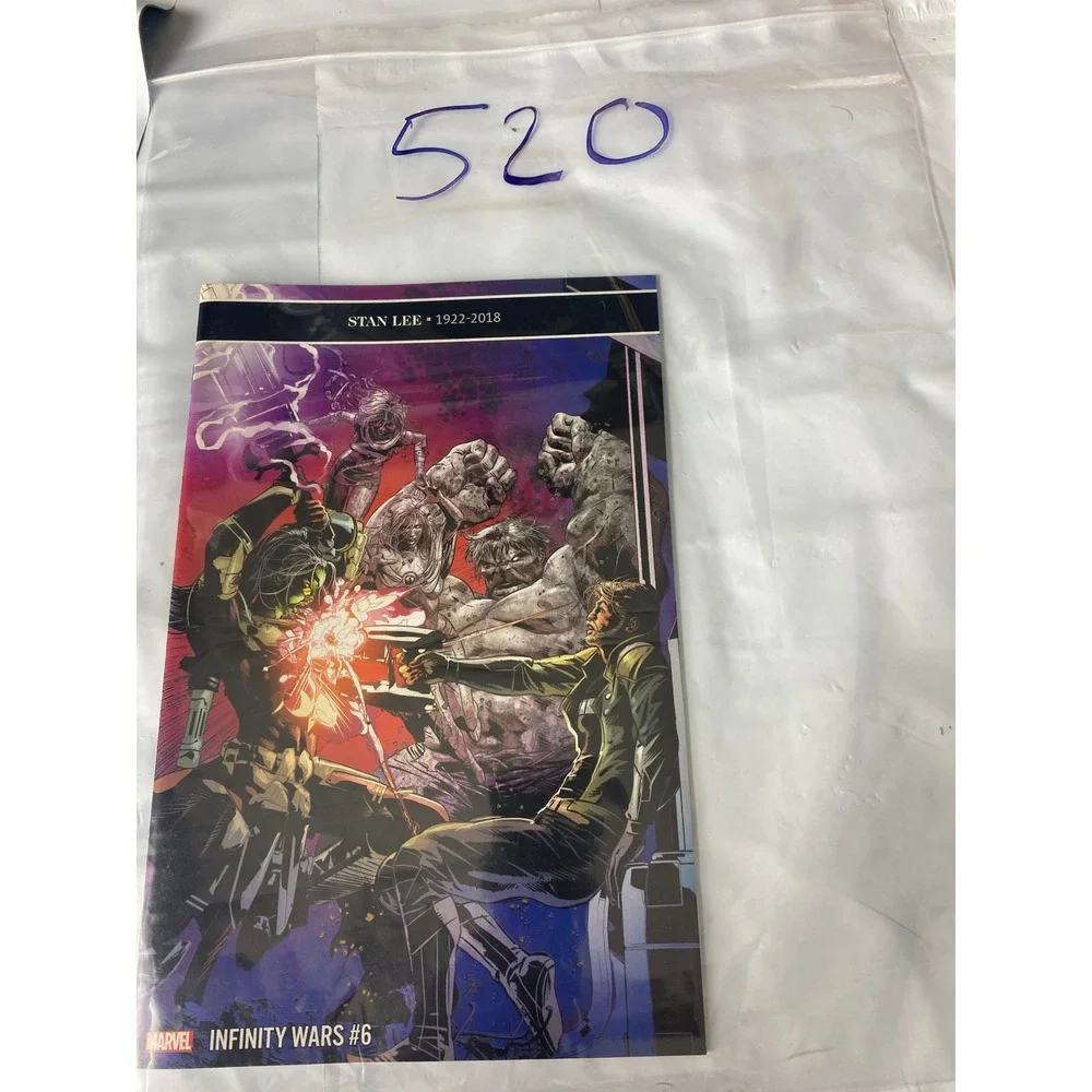 Marvel‎ Infinity Wars 6 Comic Book Stan Lee 1922 2018